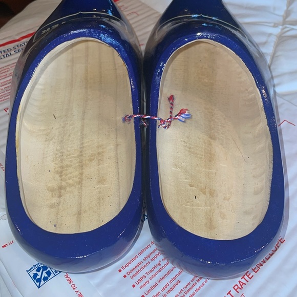 COPY BEEMSTER premium Dutch cheese blue promotional wooden clogs Dutch cheese - Picture 7 of 12